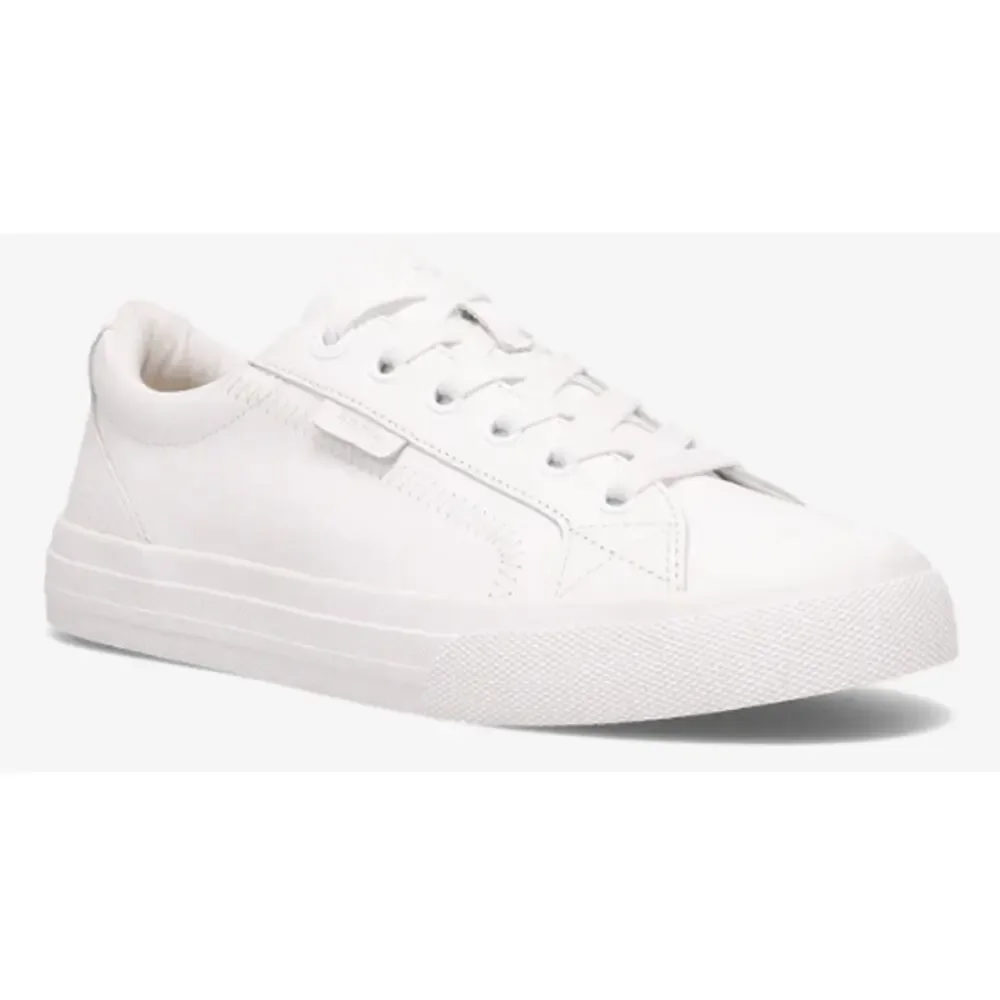 Taos Women's White Leather Plim Soul Lux Athletic Sneakers Size 10.5 M